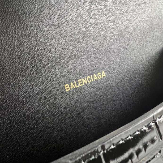 UrbanStyle Balenciaga Hourglass Bag - Crocodile Pattern with Gold Buckle 78712