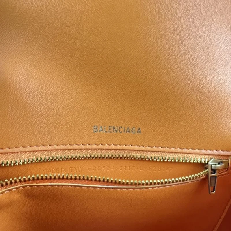 FreshLook Balenciaga Hourglass Bag - Orange Crocodile with Gold Buckle 37595