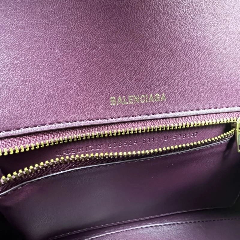 FlexibleFit Balenciaga Hourglass Bag - Wine Red Crocodile Pattern 78682