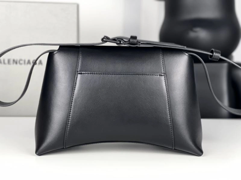 Balenciaga Hourglass Black Buckle Bag - Iconic Arc Design HighQuality 72606