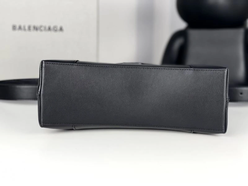 Balenciaga Hourglass Black Buckle Bag - Iconic Arc Design HighQuality 72606