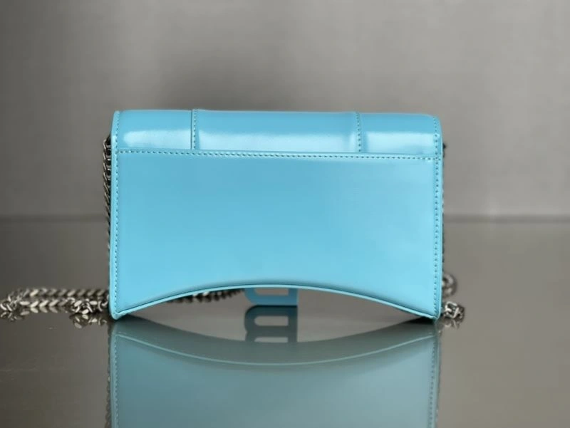 Balenciaga Hourglass Chain Bag in Plain Sky Blue with Buckle UrbanChic 78690