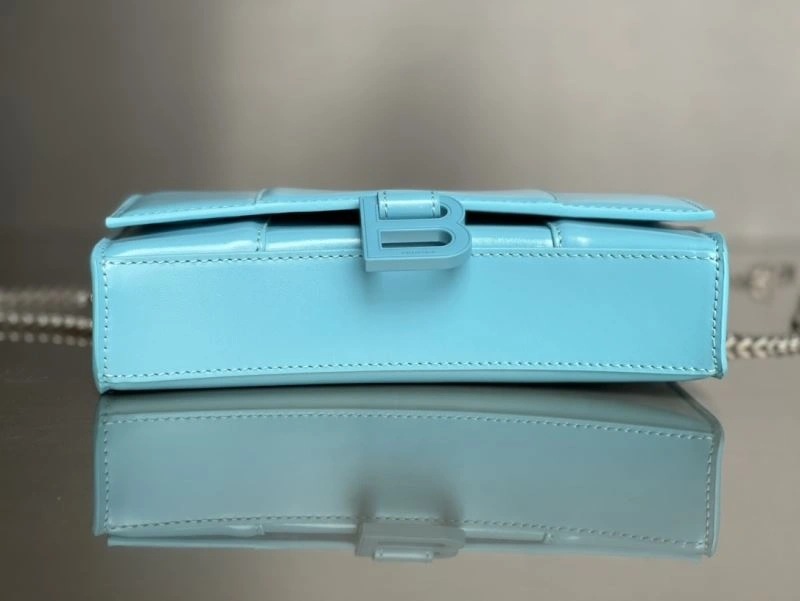 Balenciaga Hourglass Chain Bag in Plain Sky Blue with Buckle UrbanChic 78690