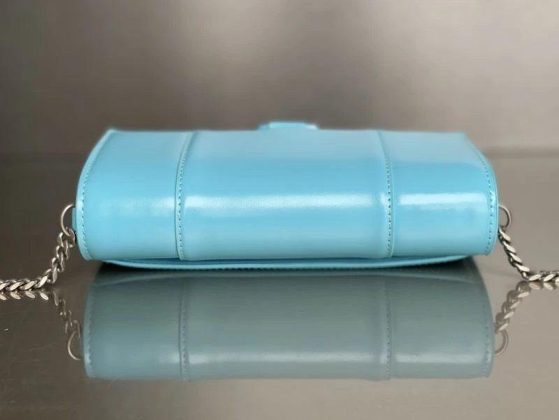 Balenciaga Hourglass Chain Bag in Plain Sky Blue with Buckle UrbanChic 78690
