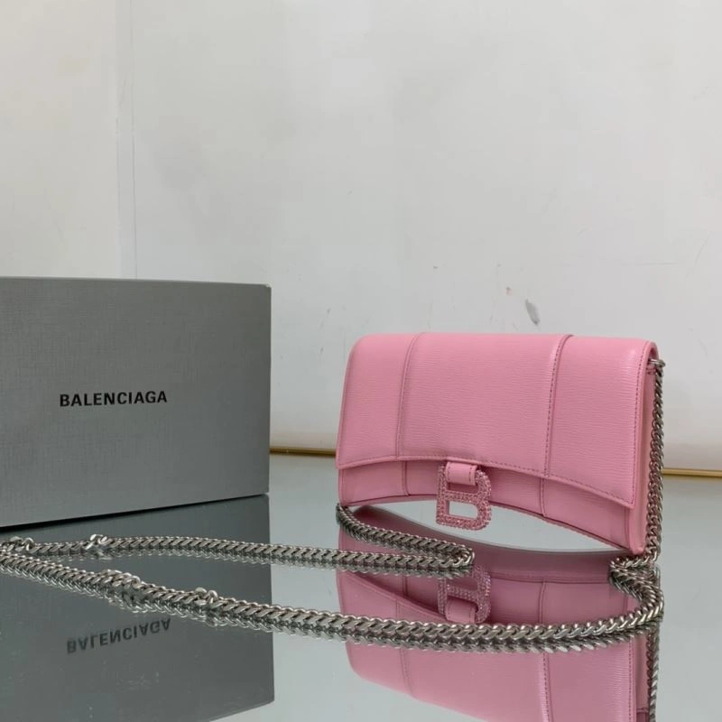 Contemporary Balenciaga Hourglass Chain Bag with Diamond B Buckle 78639