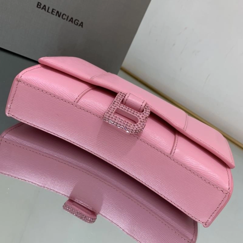 Contemporary Balenciaga Hourglass Chain Bag with Diamond B Buckle 78639