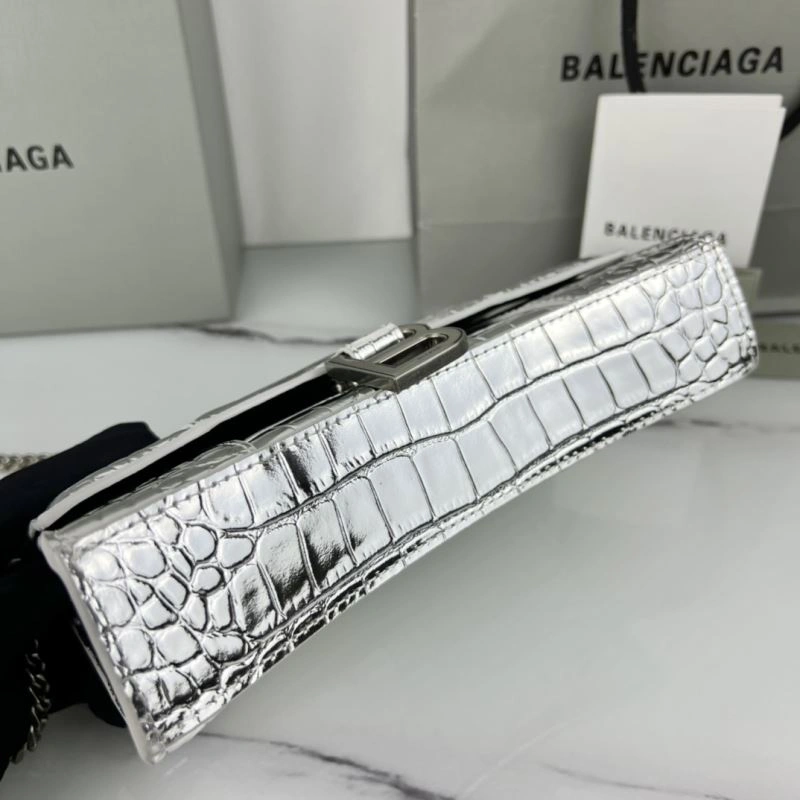 Balenciaga Hourglass Chain Crossbody Bag -  Half-Moon Design Stretchable 78638