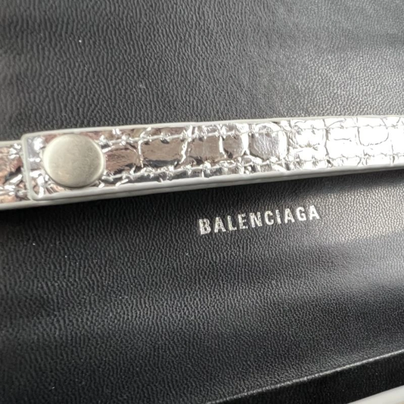 Balenciaga Hourglass Chain Crossbody Bag -  Half-Moon Design Stretchable 78638