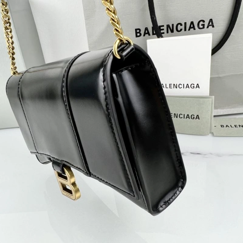 Balenciaga Hourglass Chain Crossbody Bag - Petite B-Shaped Elegance FashionForward 78645
