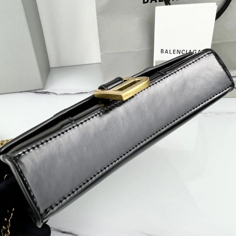 Balenciaga Hourglass Chain Crossbody Bag - Petite B-Shaped Elegance FashionForward 78645