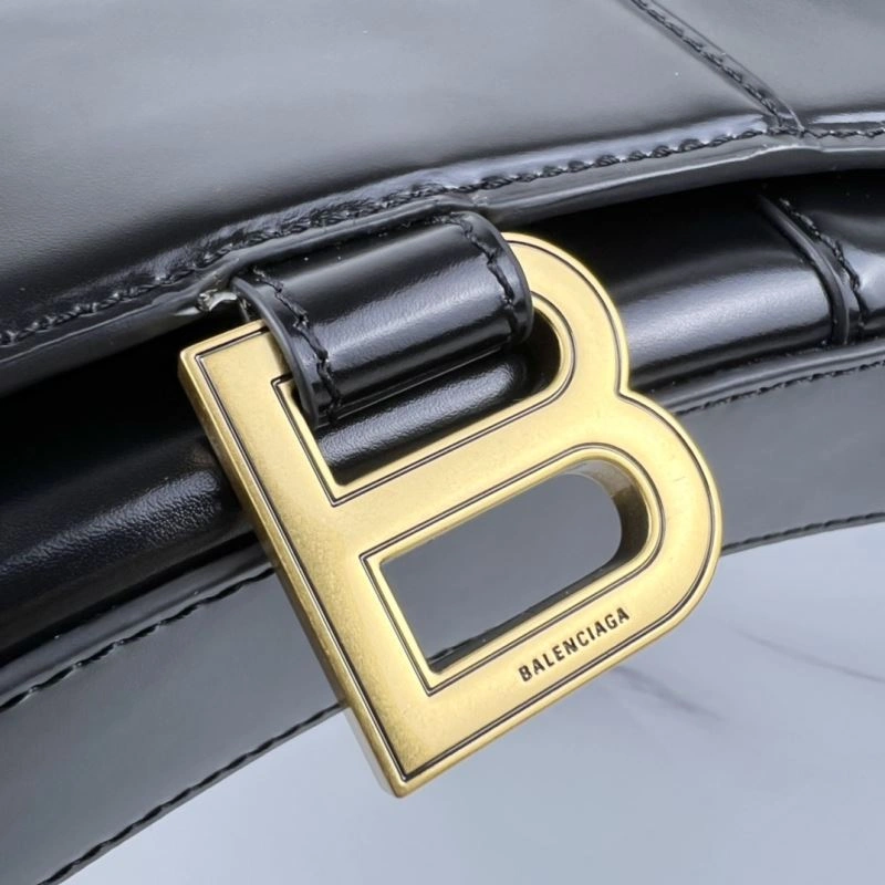 Balenciaga Hourglass Chain Crossbody Bag - Petite B-Shaped Elegance FashionForward 78645