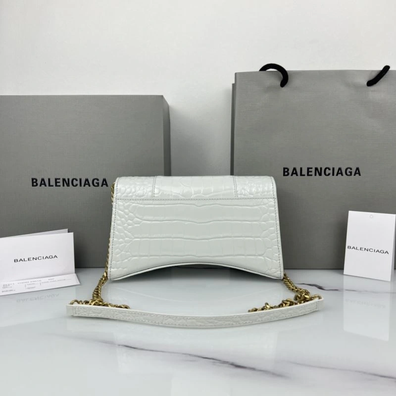 Seasonal Balenciaga Hourglass Chain Crossbody Bag - Petite B-Shaped Elegance 78656