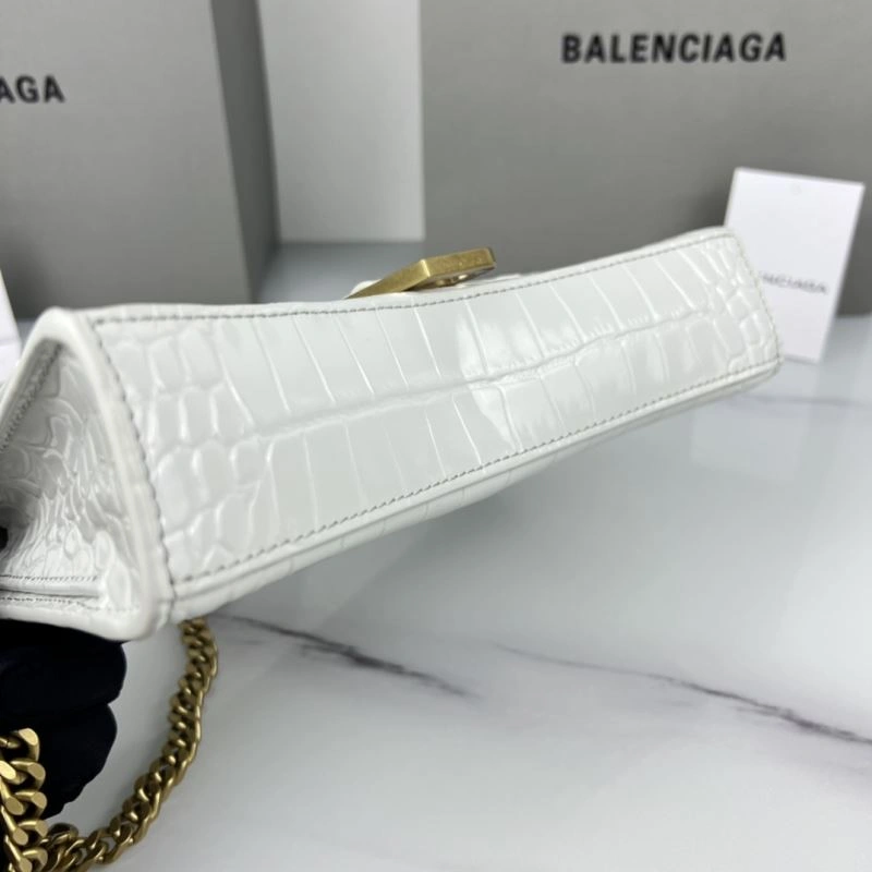 Seasonal Balenciaga Hourglass Chain Crossbody Bag - Petite B-Shaped Elegance 78656