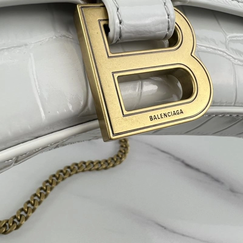 Seasonal Balenciaga Hourglass Chain Crossbody Bag - Petite B-Shaped Elegance 78656