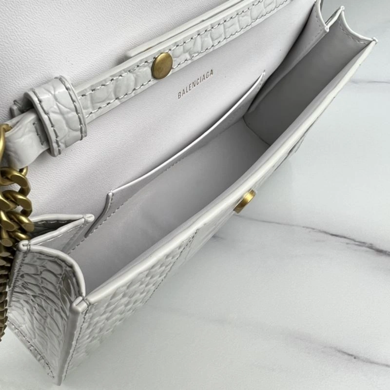 Seasonal Balenciaga Hourglass Chain Crossbody Bag - Petite B-Shaped Elegance 78656
