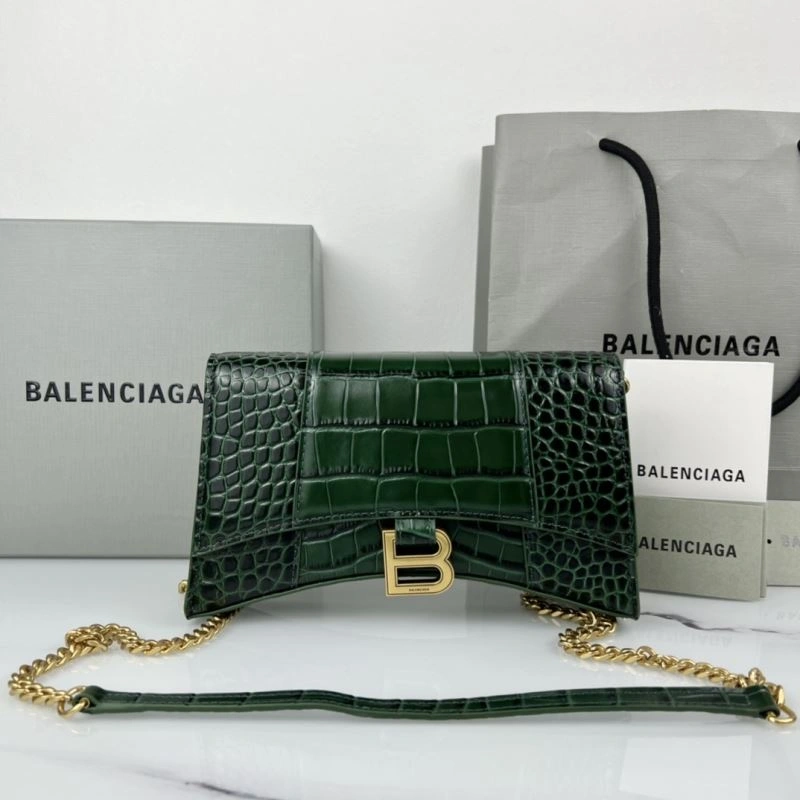 Balenciaga Hourglass Chain Crossbody Bag - Petite Elegance Redefined Effortless 78650