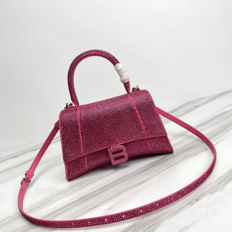 StreetReady Balenciaga Hourglass Crocodile-Embossed Bag - Style 78756