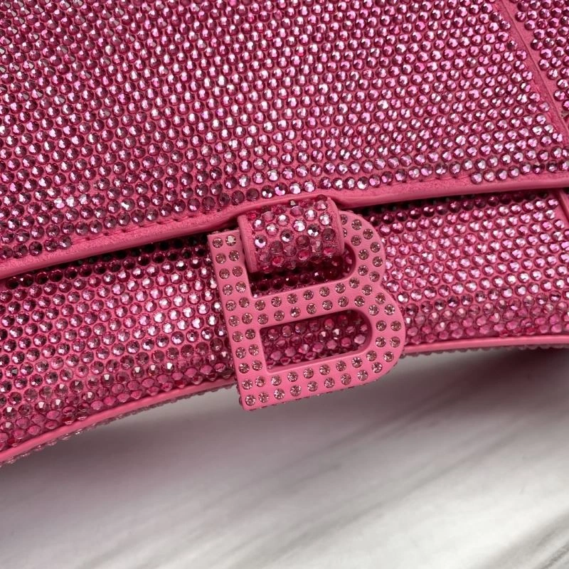 StreetReady Balenciaga Hourglass Crocodile-Embossed Bag - Style 78756