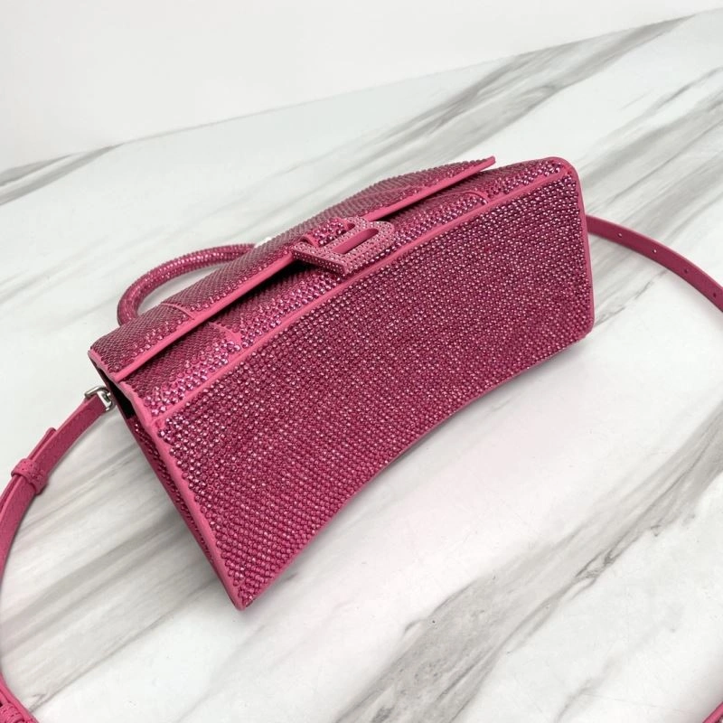 StreetReady Balenciaga Hourglass Crocodile-Embossed Bag - Style 78756