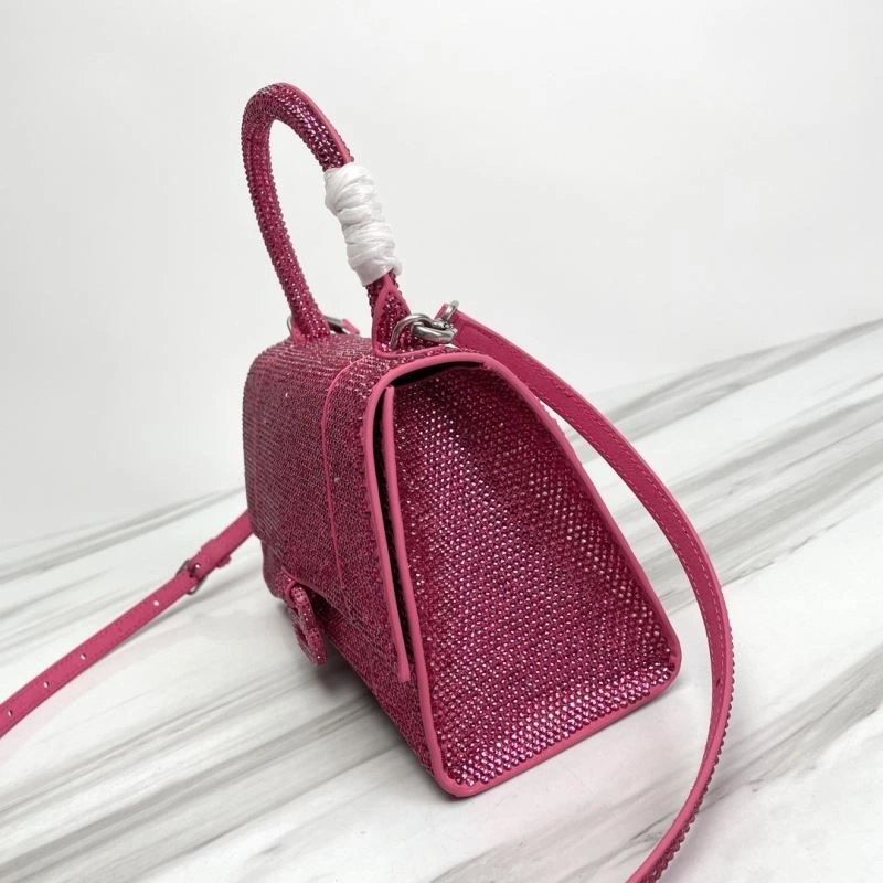 StreetReady Balenciaga Hourglass Crocodile-Embossed Bag - Style 78756