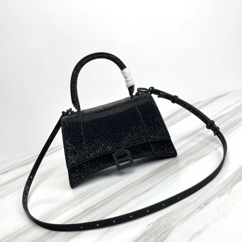 Original Balenciaga Hourglass Crocodile-Embossed Bag - Style 78750