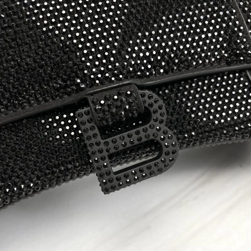 Original Balenciaga Hourglass Crocodile-Embossed Bag - Style 78750