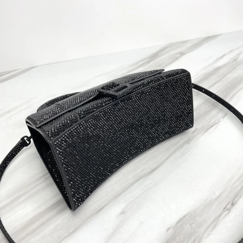 Original Balenciaga Hourglass Crocodile-Embossed Bag - Style 78750