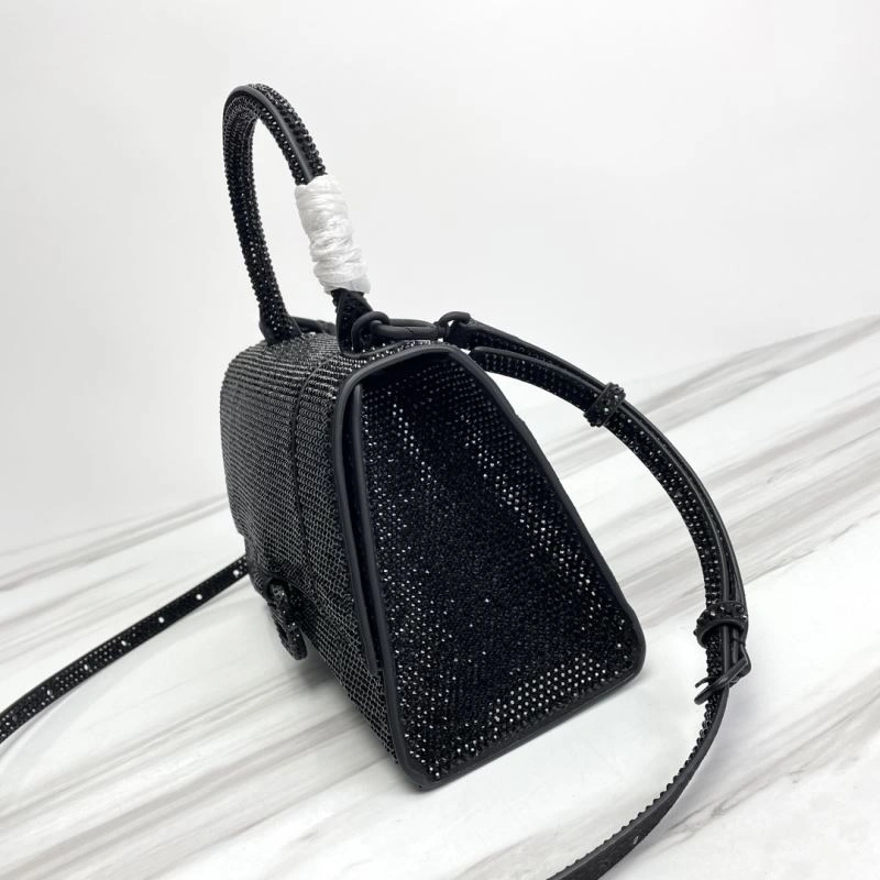 Original Balenciaga Hourglass Crocodile-Embossed Bag - Style 78750