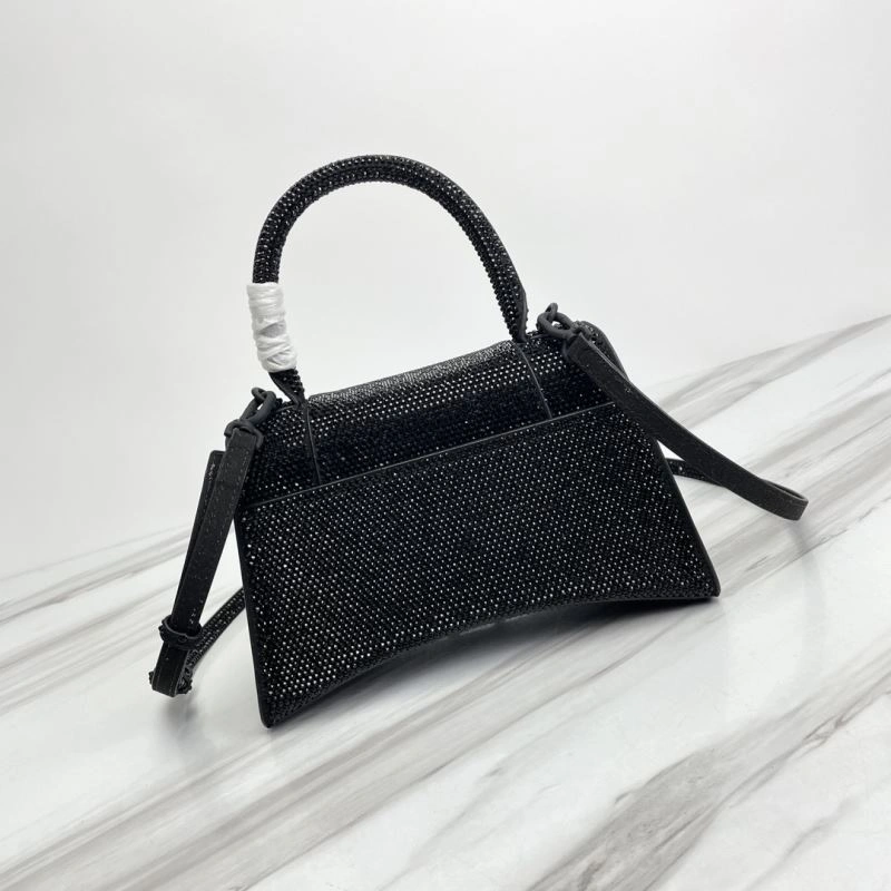 Original Balenciaga Hourglass Crocodile-Embossed Bag - Style 78750