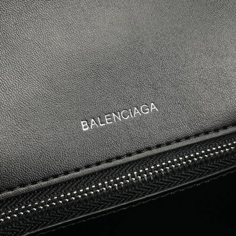 Lightweight Balenciaga Hourglass Crocodile Embossed Bag - Style 78749