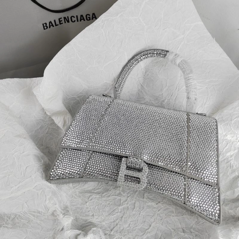 MoistureWicking Balenciaga Hourglass Crocodile-Embossed Bag - Style 78619
