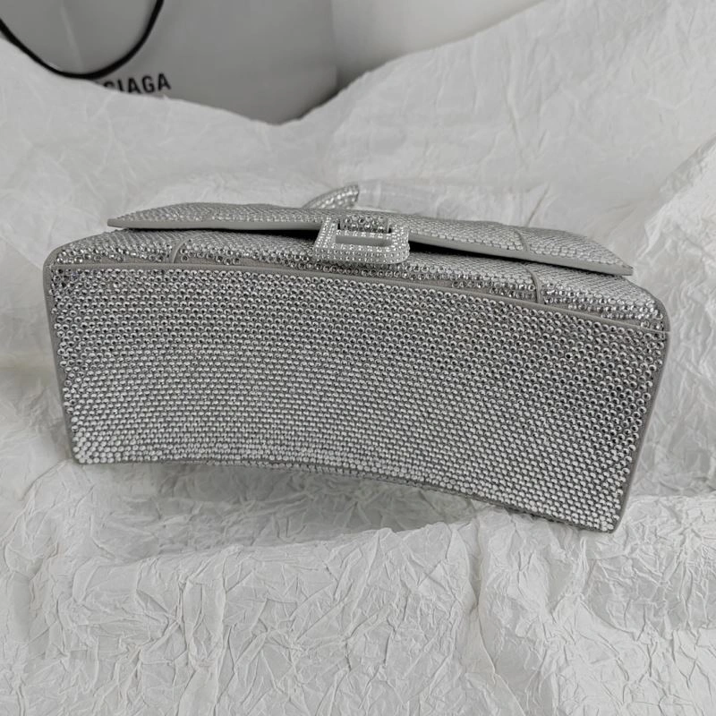 MoistureWicking Balenciaga Hourglass Crocodile-Embossed Bag - Style 78619