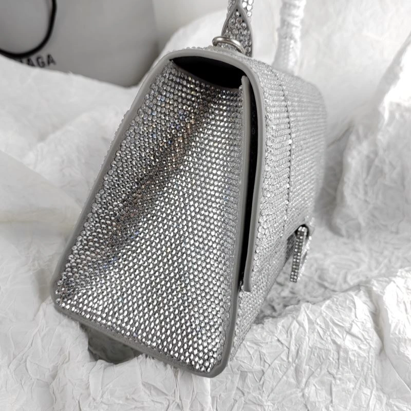 MoistureWicking Balenciaga Hourglass Crocodile-Embossed Bag - Style 78619