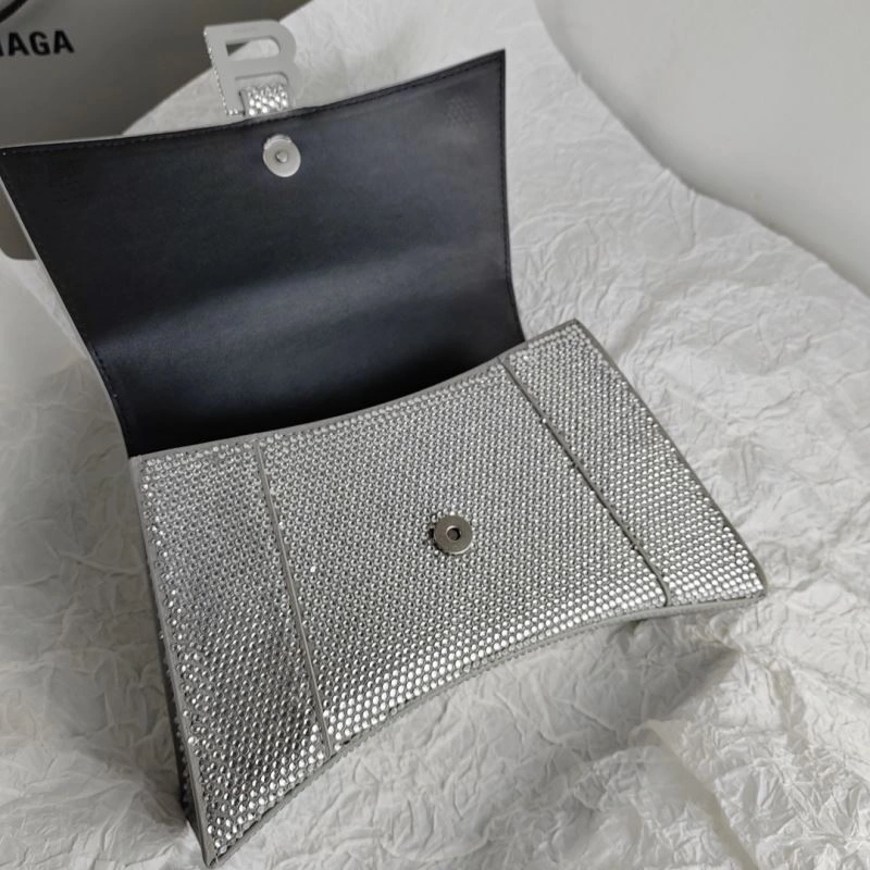 MoistureWicking Balenciaga Hourglass Crocodile-Embossed Bag - Style 78619