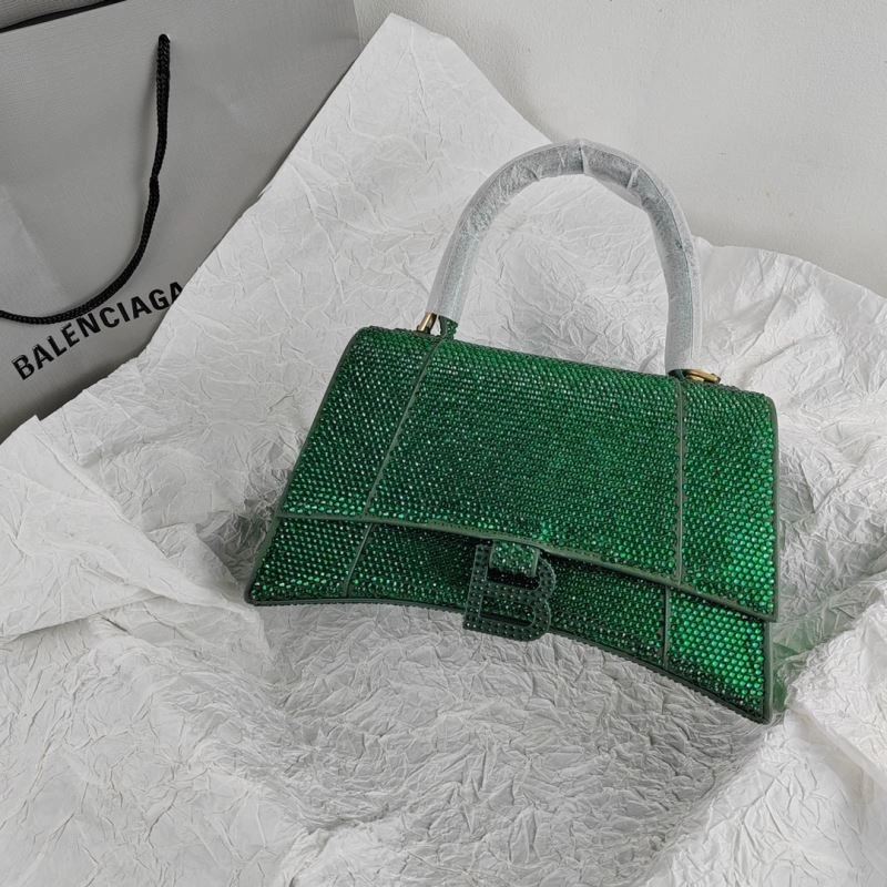 Balenciaga Hourglass Crocodile-Embossed Cowhide Bag BestValue 78625