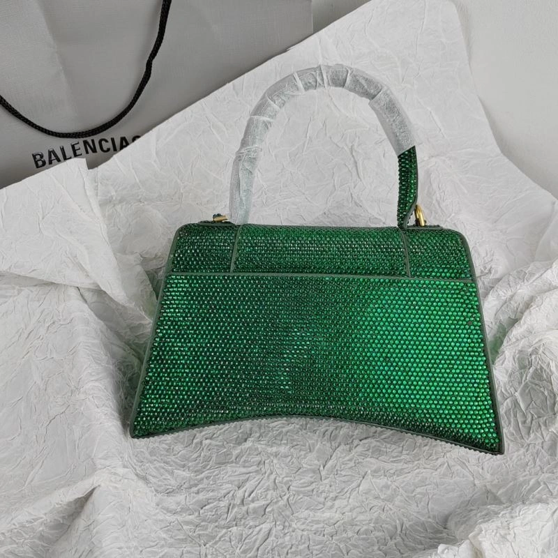 Balenciaga Hourglass Crocodile-Embossed Cowhide Bag BestValue 78625