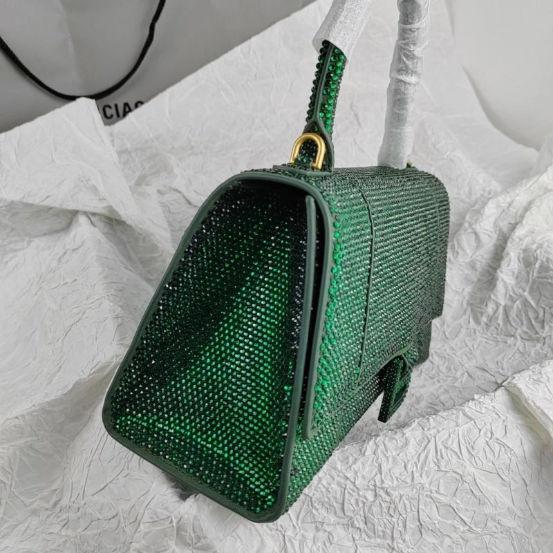 Balenciaga Hourglass Crocodile-Embossed Cowhide Bag BestValue 78625