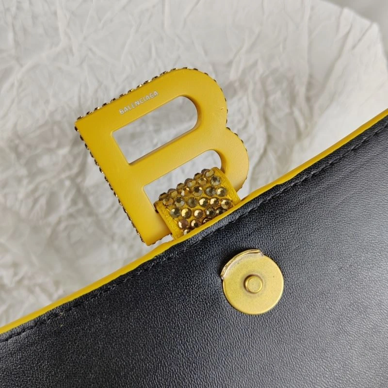 Packable Balenciaga Hourglass Crocodile Grain Handcrafted Bag 78623
