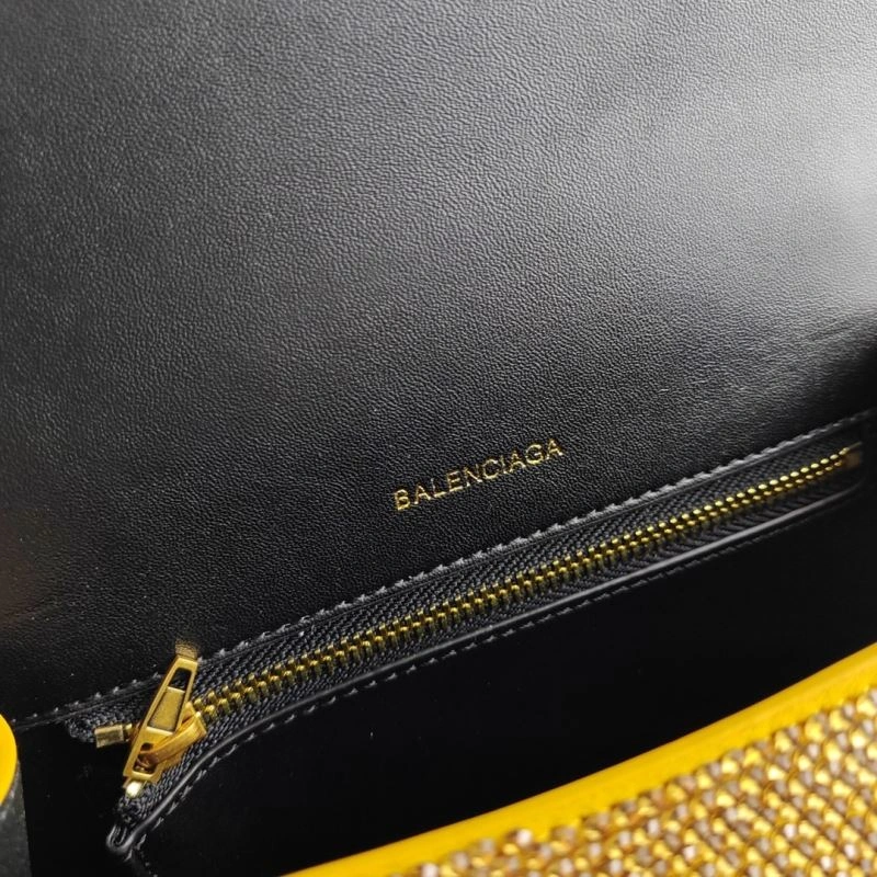 Packable Balenciaga Hourglass Crocodile Grain Handcrafted Bag 78623