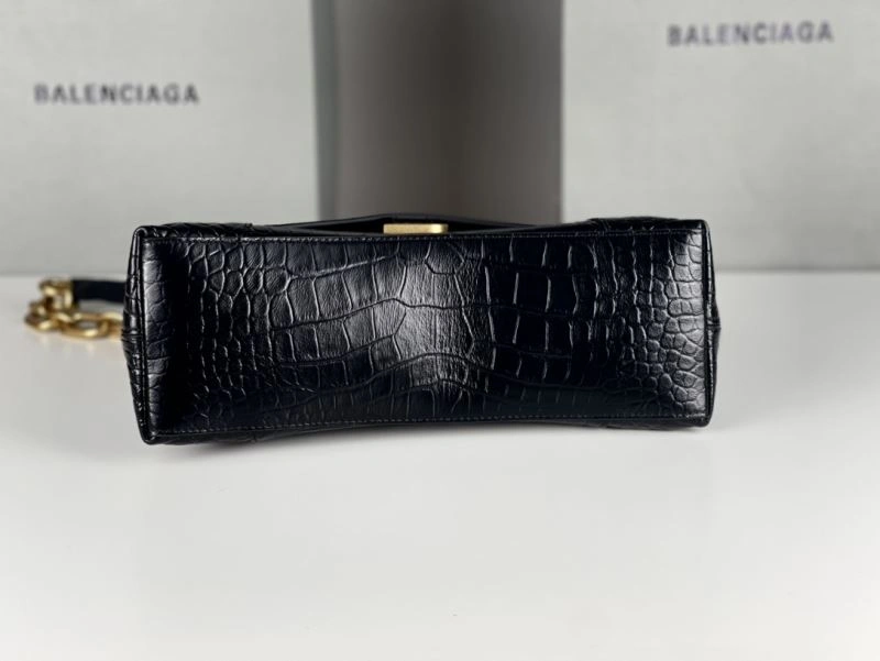 Balenciaga Hourglass Crocodile Pattern Chain Shoulder Bag MoistureWicking 72580