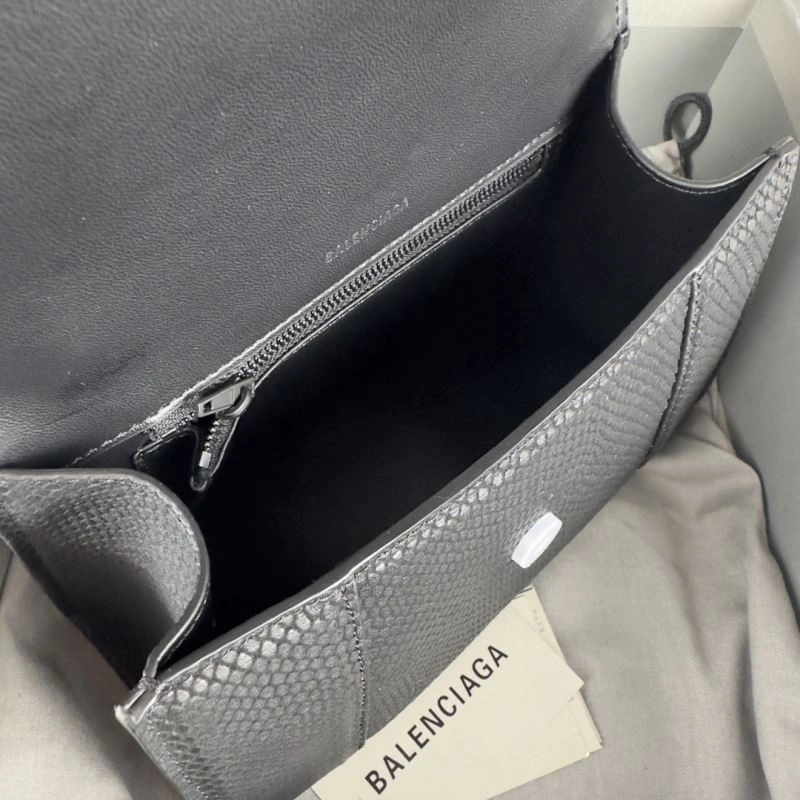 Balenciaga Hourglass Crocodile-Patterned Bag - S Size EyeCatching 78632