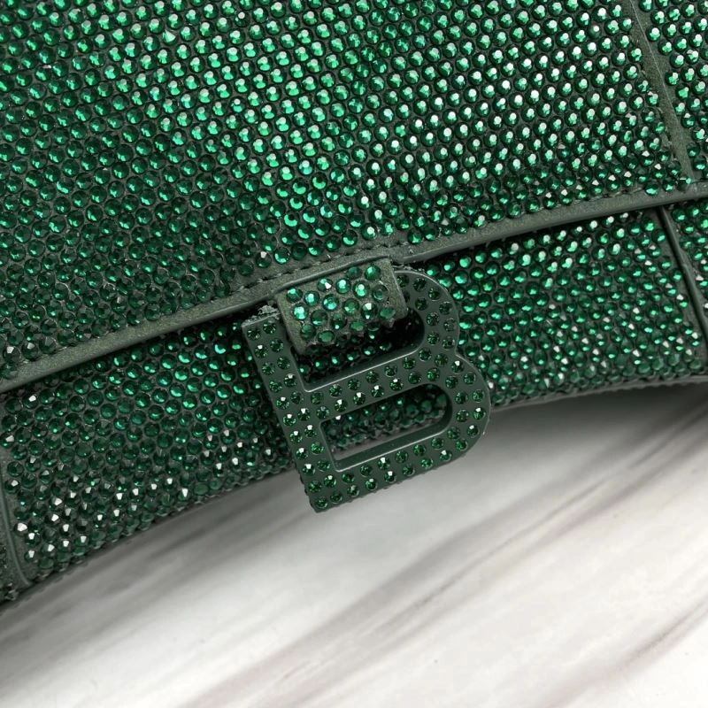 Balenciaga Hourglass Crocodile Texture Bag - New Season Contemporary 78755
