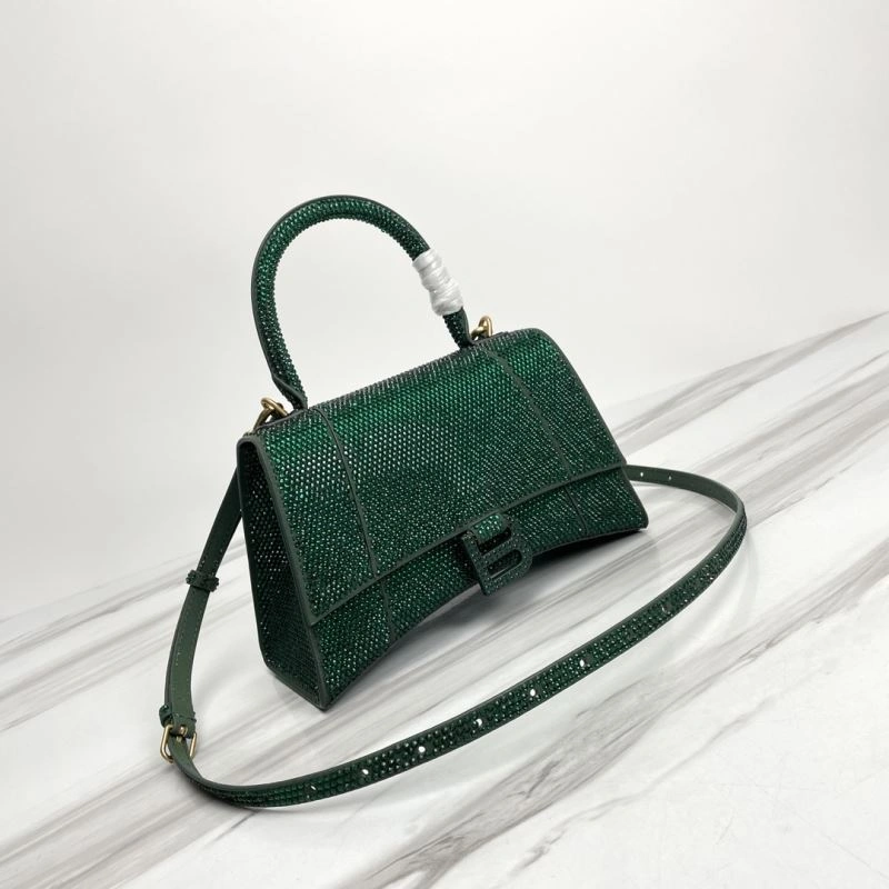 Balenciaga Hourglass Crocodile Texture Bag - New Season Contemporary 78755