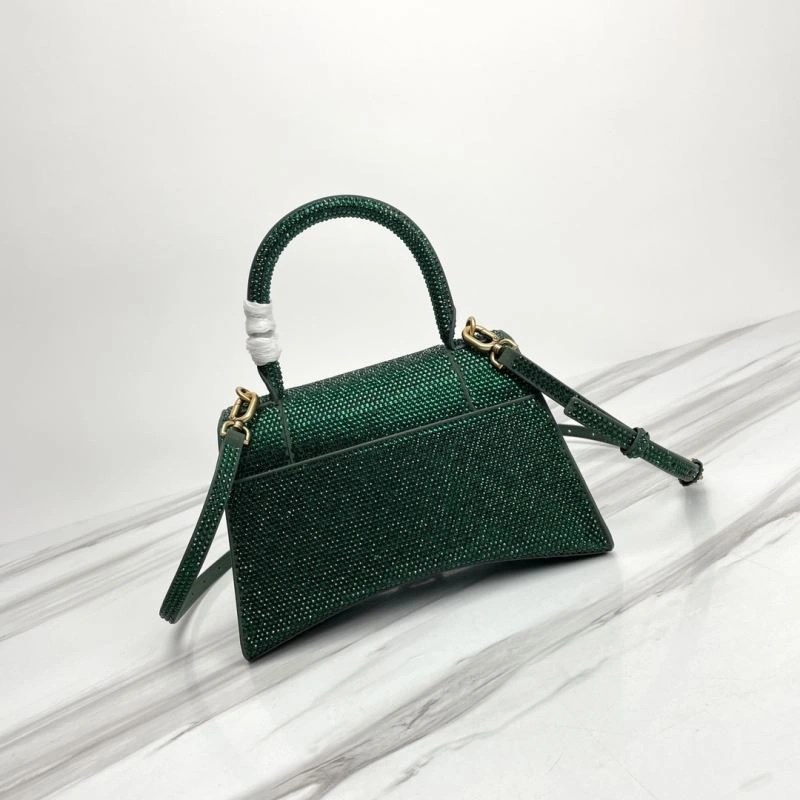 Balenciaga Hourglass Crocodile Texture Bag - New Season Contemporary 78755