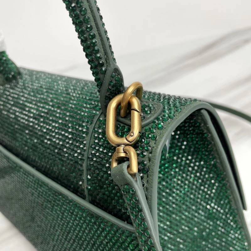 Balenciaga Hourglass Crocodile Texture Bag - New Season Contemporary 78755