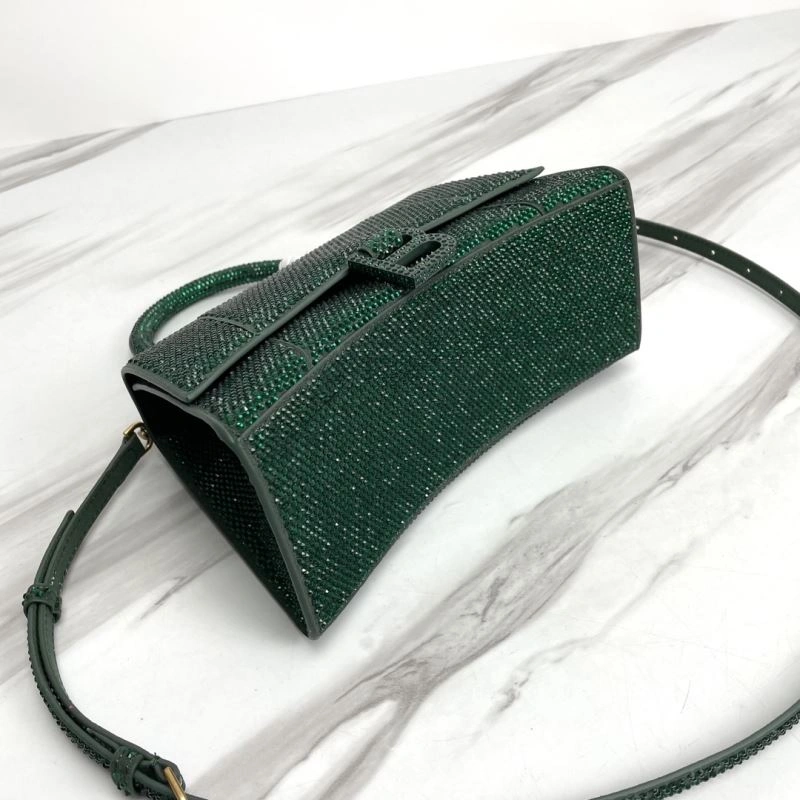 Balenciaga Hourglass Crocodile Texture Bag - New Season Contemporary 78755