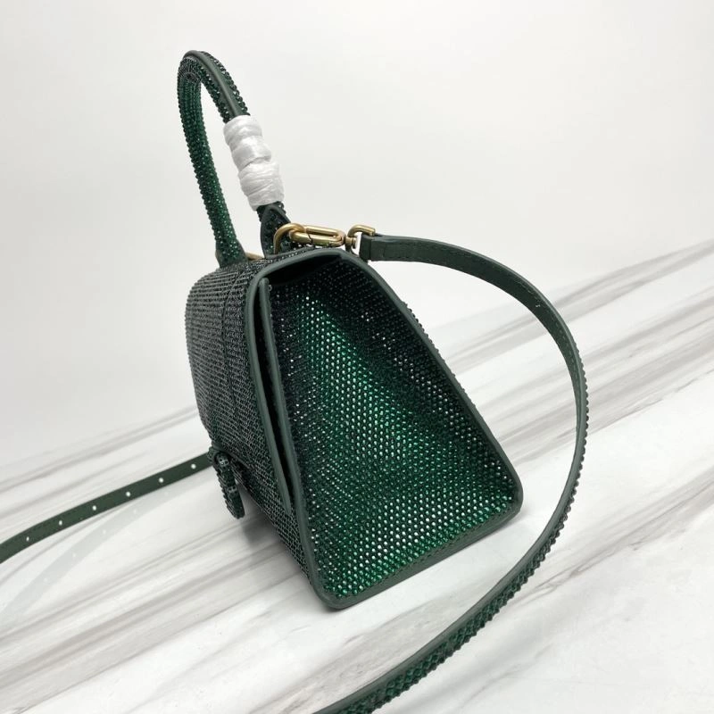 Balenciaga Hourglass Crocodile Texture Bag - New Season Contemporary 78755