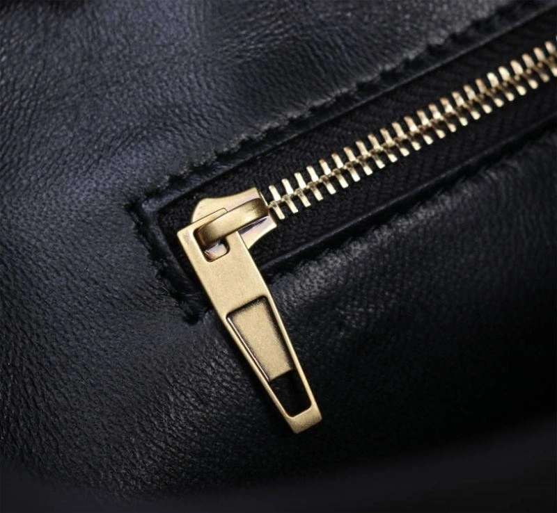 Balenciaga Hourglass Curved Black Bag with Gold Hardware - LG-6068S Original 75312