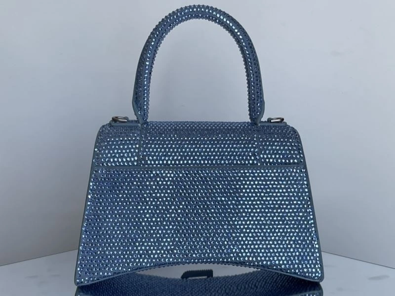 Balenciaga Hourglass Diamond Water Blue Limited Edition Bag TechFriendly 72596