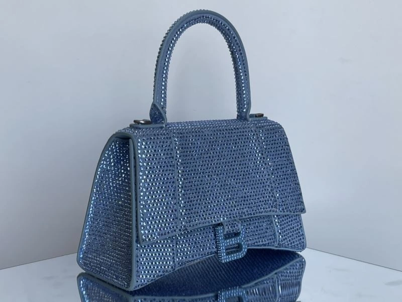 Balenciaga Hourglass Diamond Water Blue Limited Edition Bag TechFriendly 72596